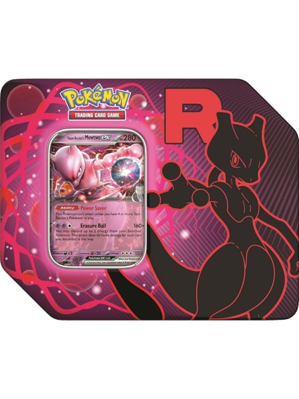 Collectible Trading Card Game Tin - Pokémon Team Rocket Edition, Rare Cards